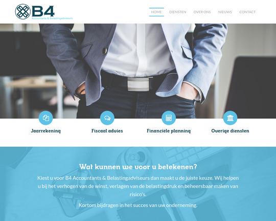 B4 Accountants Logo