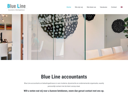 Blue Line Accountants Logo