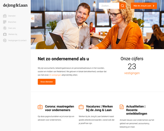 De Jong & Laan Accountants Logo